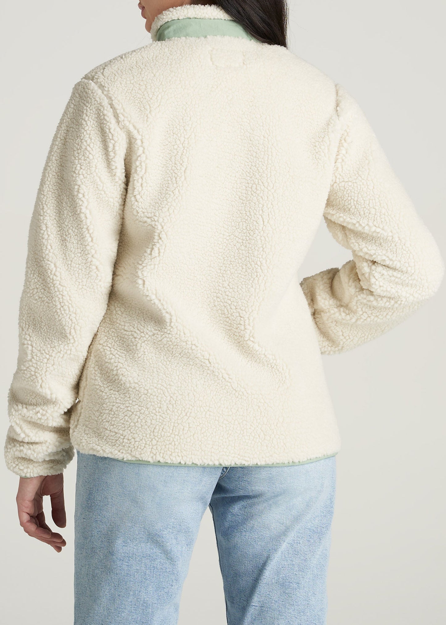    American-Tall-Women-PolarFleece-ZipUp-Jacket-Natural-back