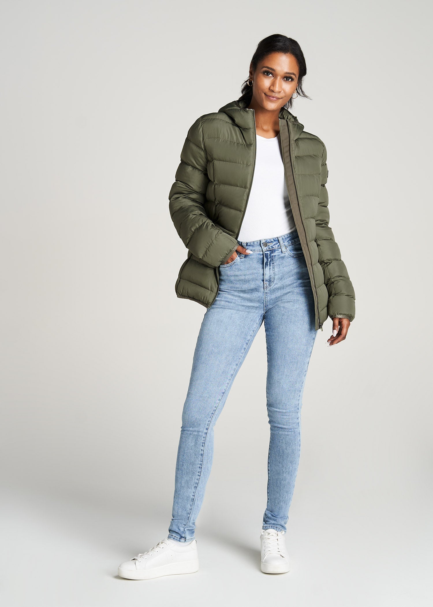 American-Tall-Women-PufferJacket-Olive-full