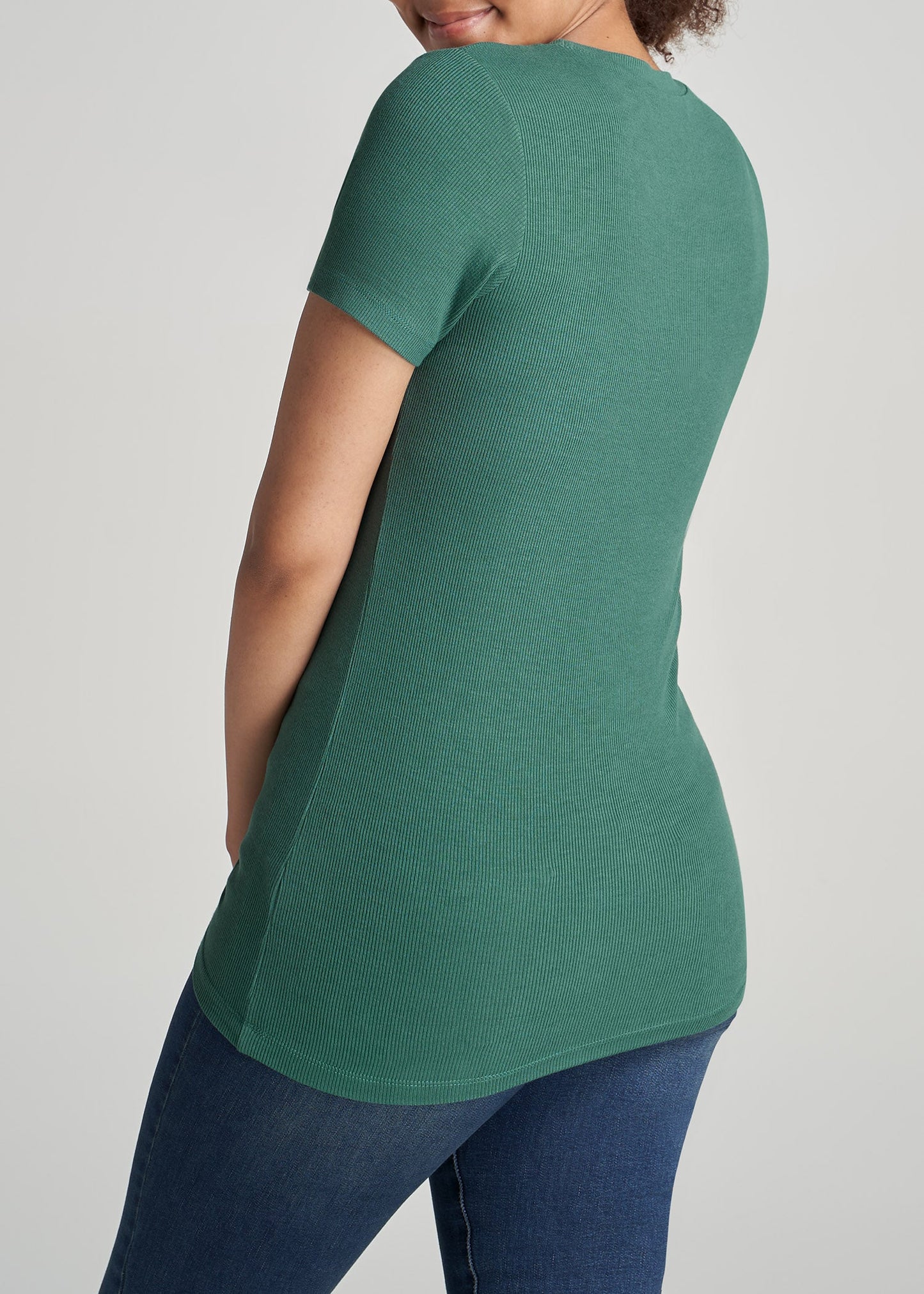 American-Tall-Women-Ribbed-Tee-JuniperGreen-back