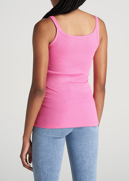 American-Tall-Women-RibbedTank-BubblegumPink-back