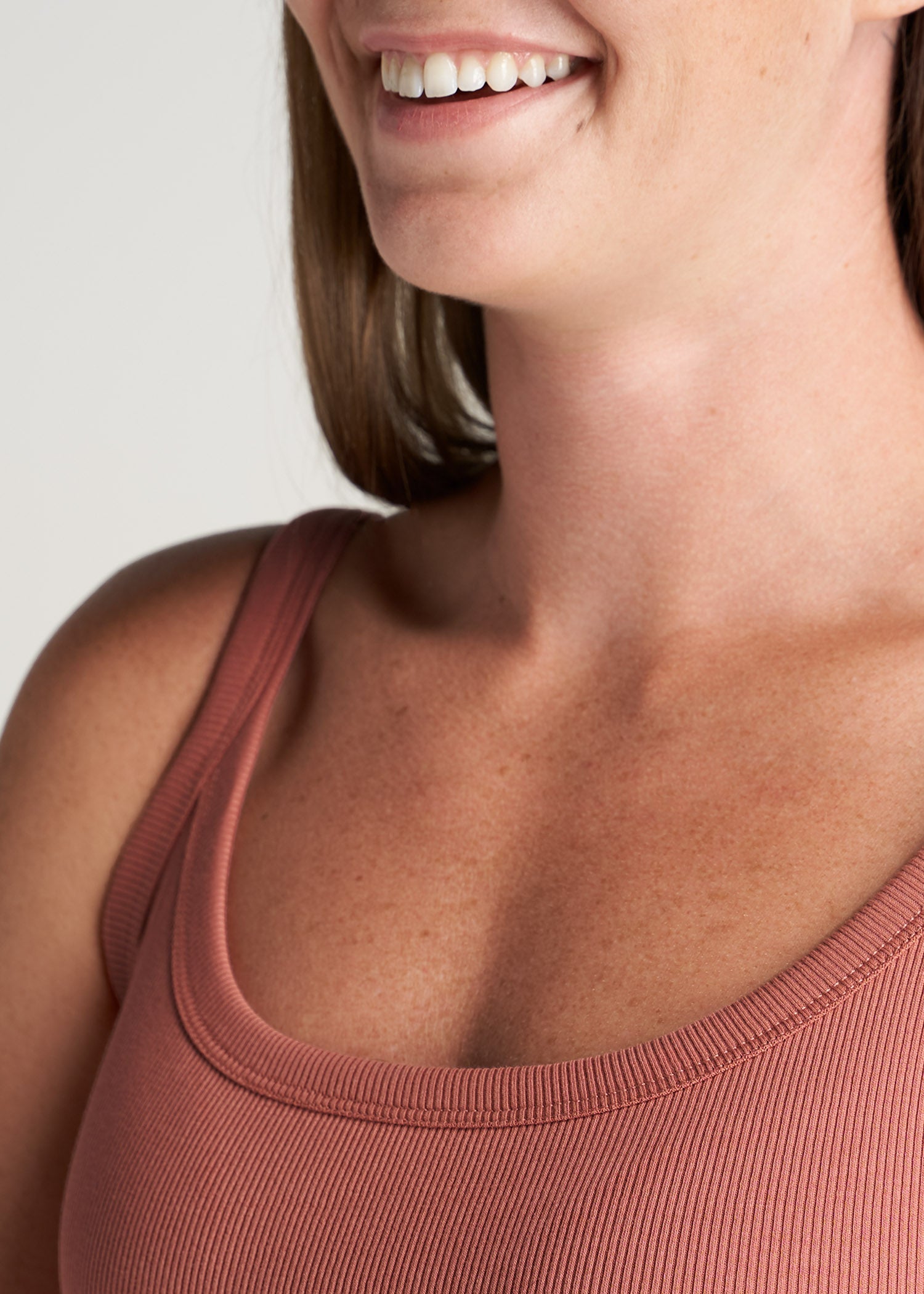 American-Tall-Women-RibbedTank-ClaySunrise-detail