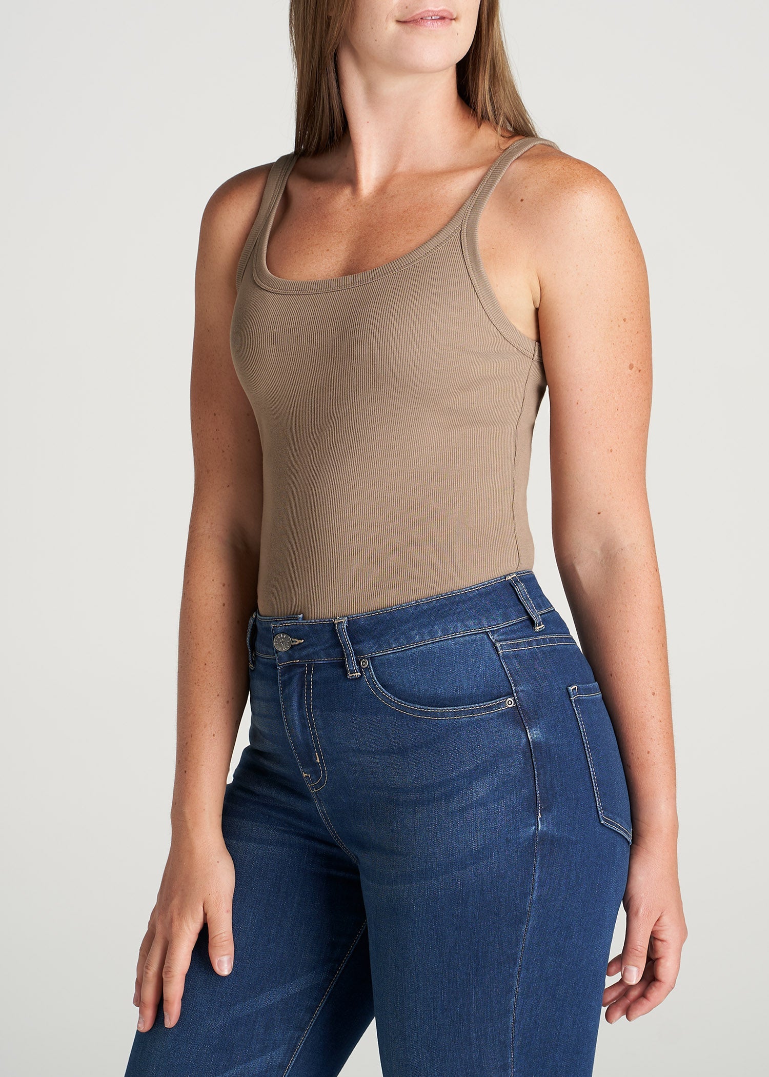 American-Tall-Women-RibbedTank-Latte-side