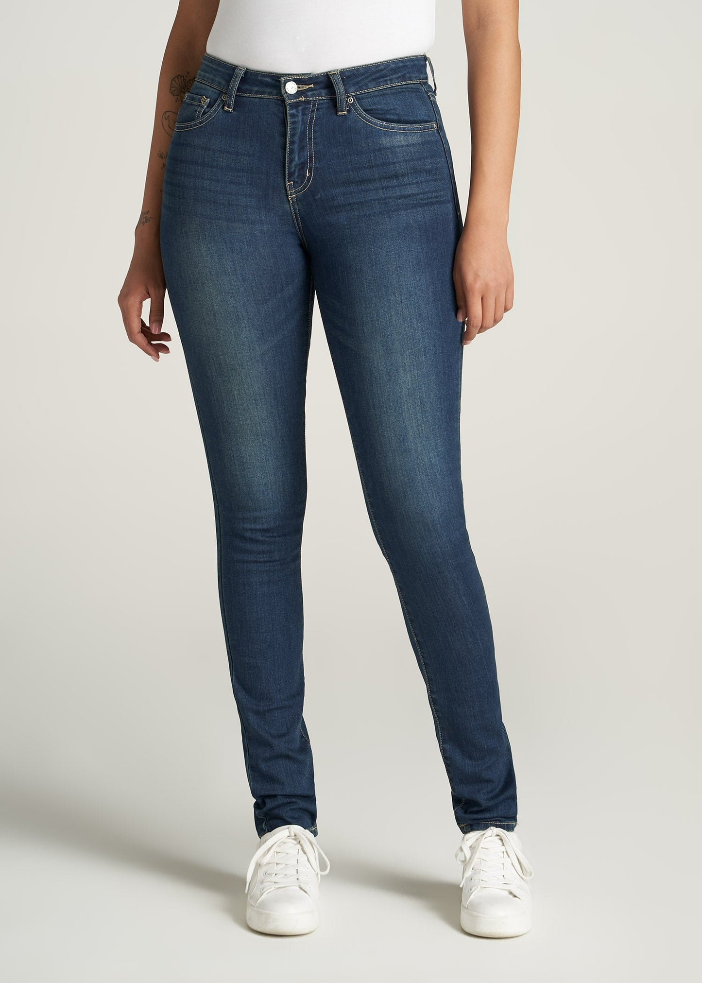    American-Tall-Women-Sarah-MidRise-SkinnyTall-Jean-Blue-front