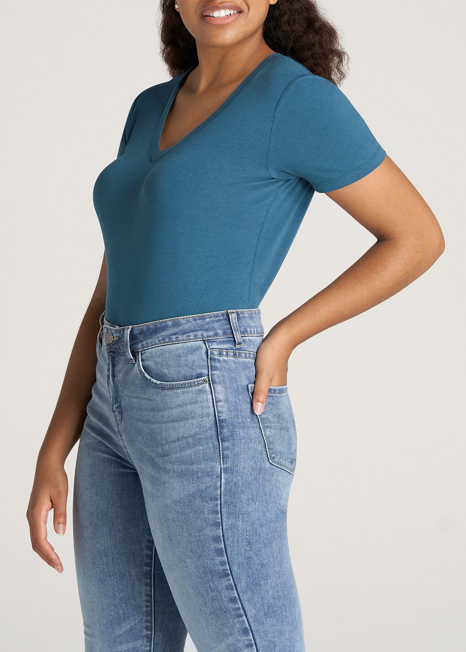 American-Tall-Women-Scoop-Tee-DeepWater-side