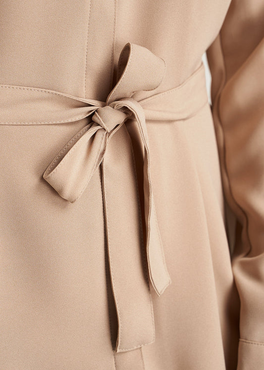 American-Tall-Women-Shirt-Dress-ClayBeige-detail