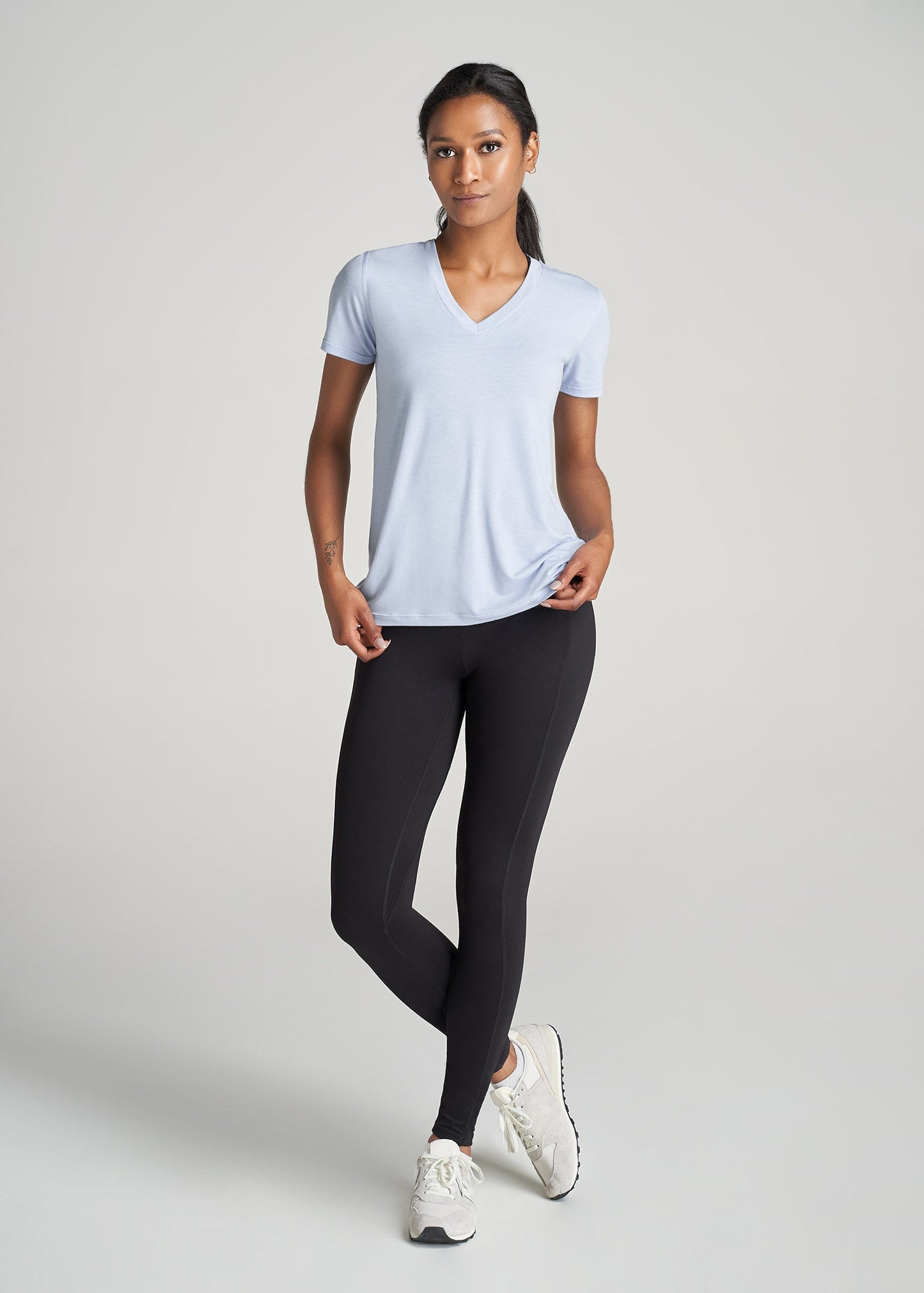 American-Tall-Women-ShortSleeve-VNeck-AthleticTee-CloudBlue-full