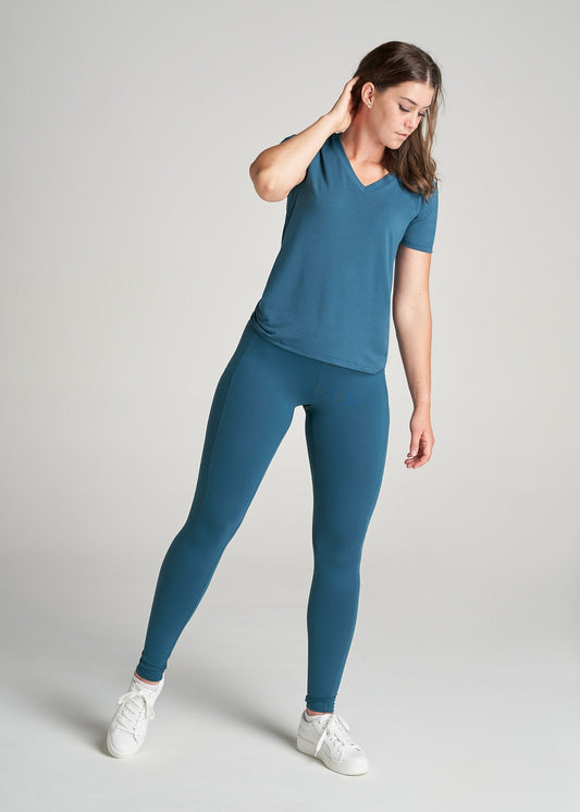 American-Tall-Women-ShortSleeve-VNeck-AthleticTee-DeepWater-full