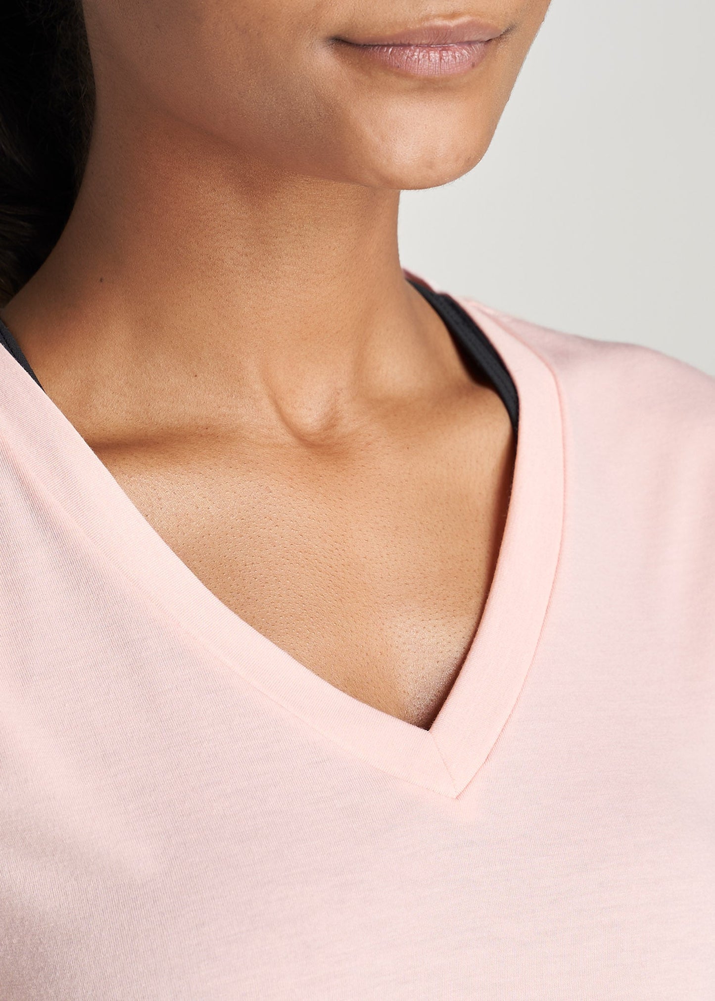 American-Tall-Women-ShortSleeve-VNeck-AthleticTee-SweetPink-detail