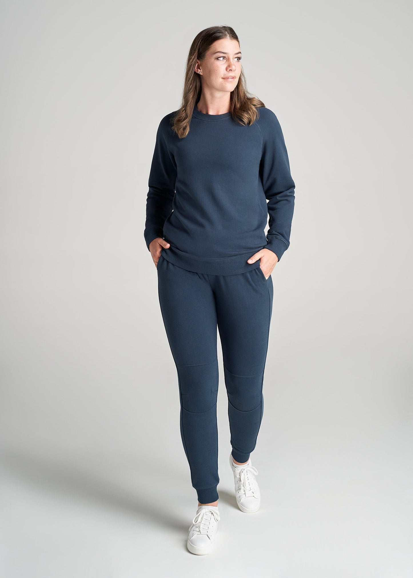 American-Tall-Women-Tall-FrenchTerry-Jogger-BrightNavy-full