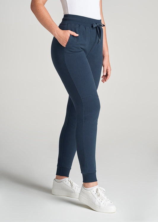 American-Tall-Women-Tall-FrenchTerry-Jogger-BrightNavy-side