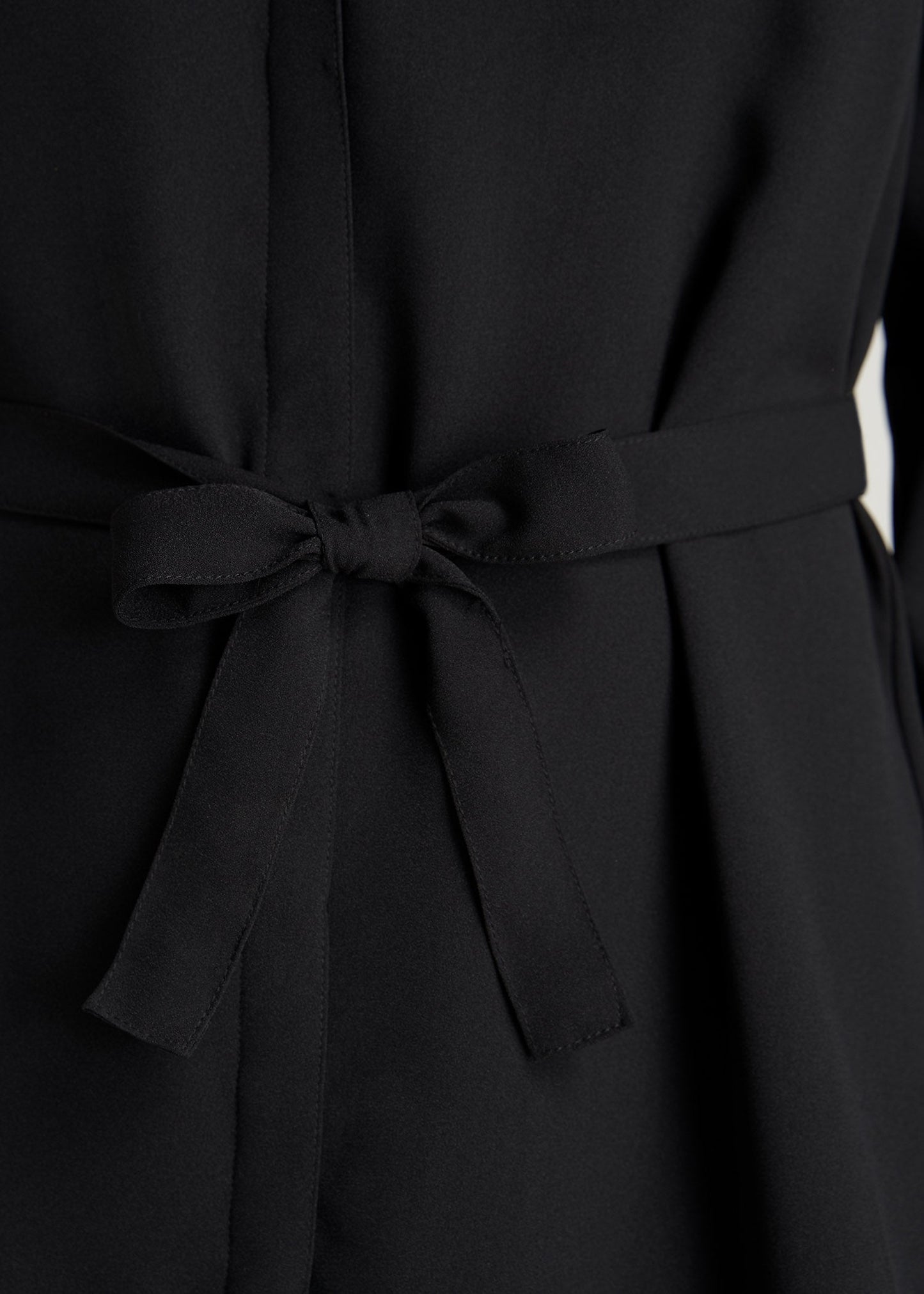 American-Tall-Women-Tall-Shirt-Dress-Black-detail