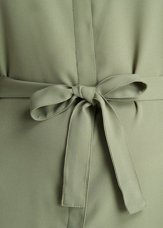 American-Tall-Women-Tall-Shirt-Dress-SageGreen-detail