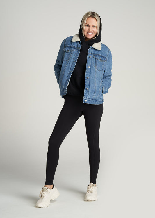    American-Tall-Women-Womens-BellaOuterPocket-Legging-Black-full