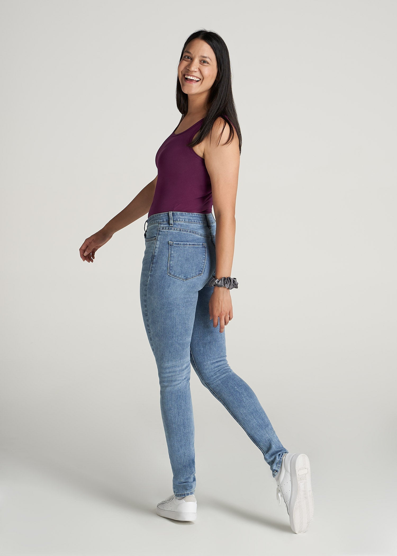 American-Tall-Women-Womens-JerseyTank-Plum-full