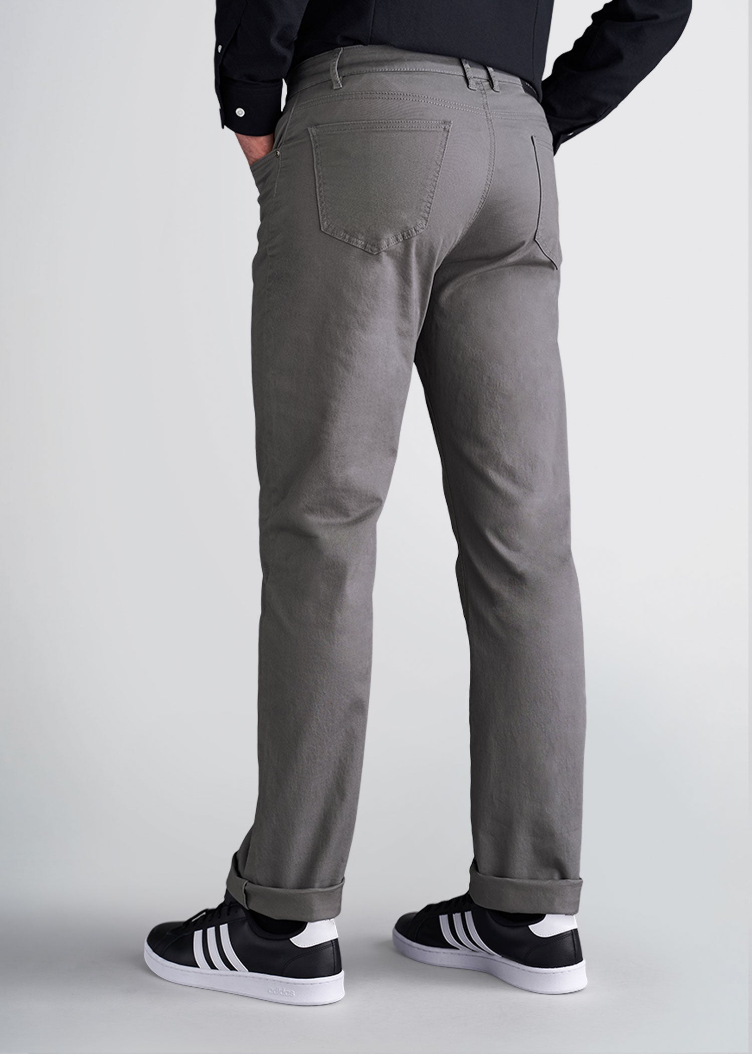 American-Tall-mens-j1-5pocket-charcoal-back