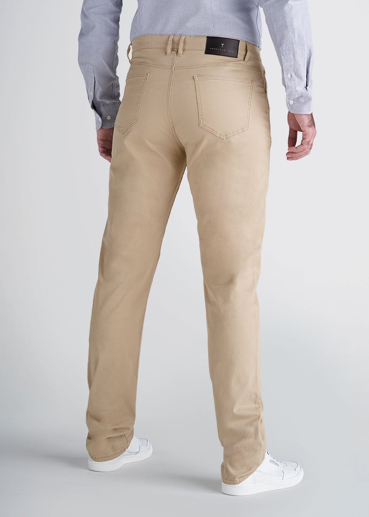 American-Tall-mens-j1-5pocket-lightkhaki-back