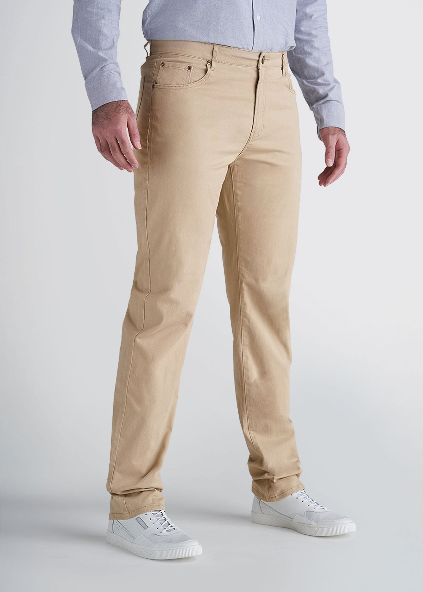 American-Tall-mens-j1-5pocket-lightkhaki-front