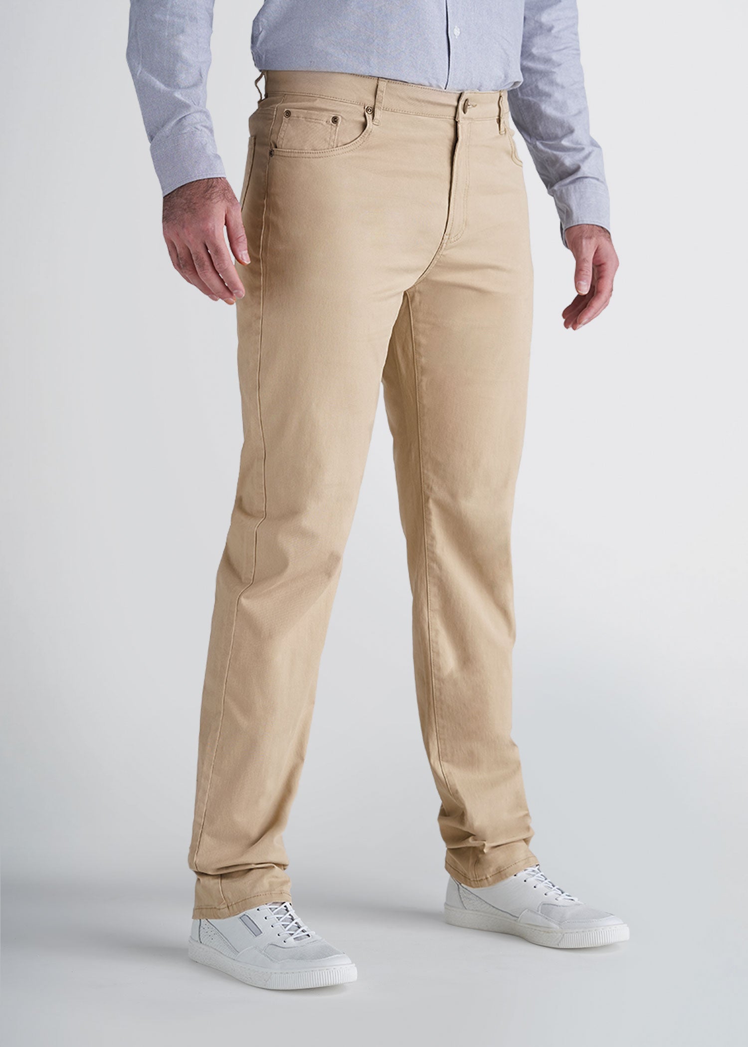 American-Tall-mens-j1-5pocket-lightkhaki-front