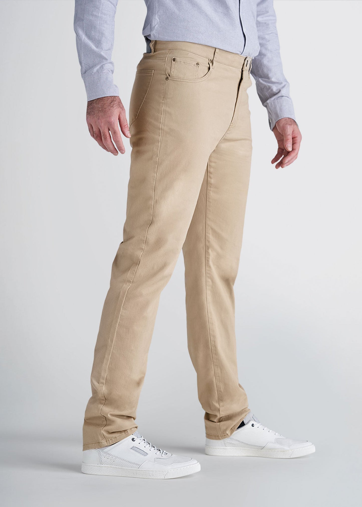 American-Tall-mens-j1-5pocket-lightkhaki-side
