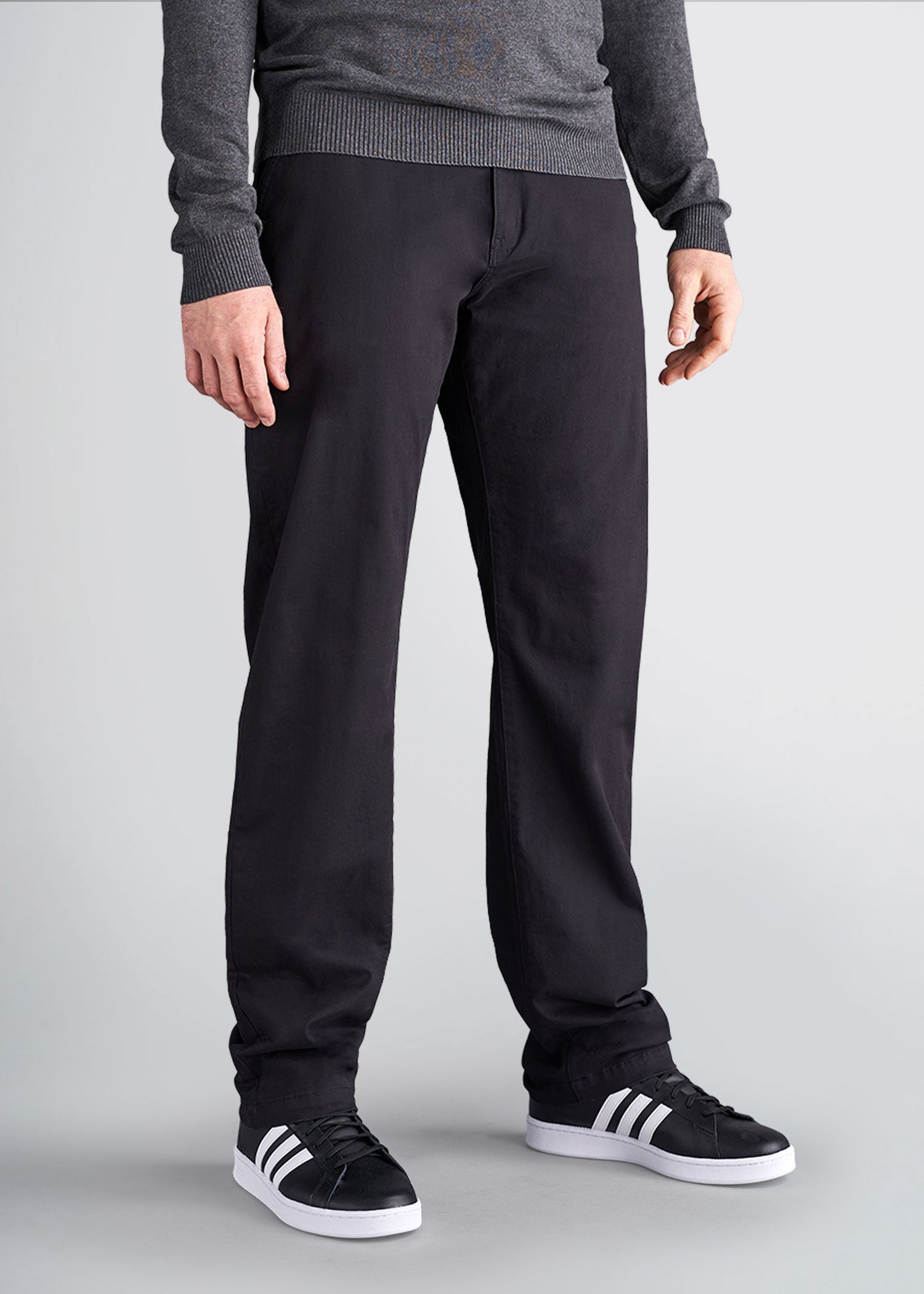 American-Tall-mens-semi-relaxed-black-front