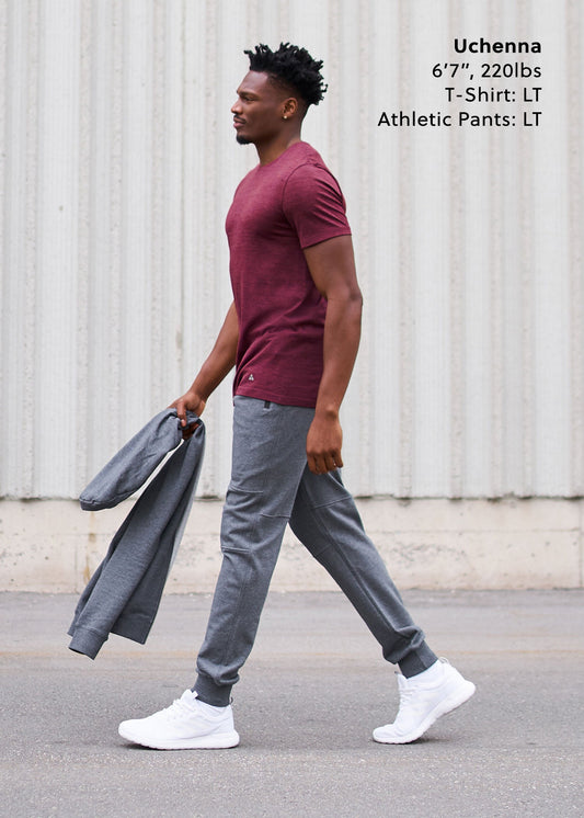 American-tall-mens-8020-frenchterry-jogger-charcoalmix-lifestyle