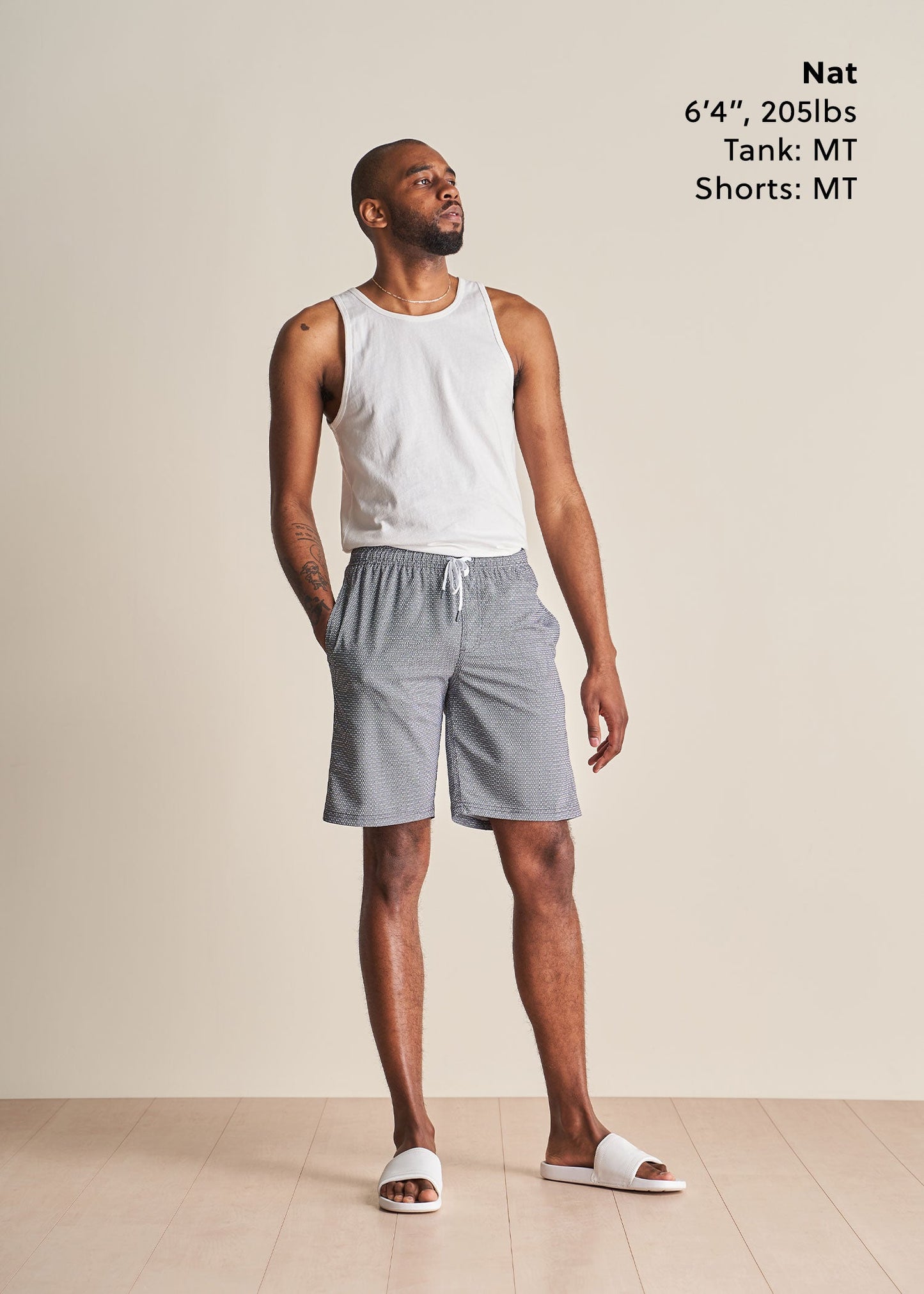American-tall-mens-swim-trunks-chainprint-lifestyle
