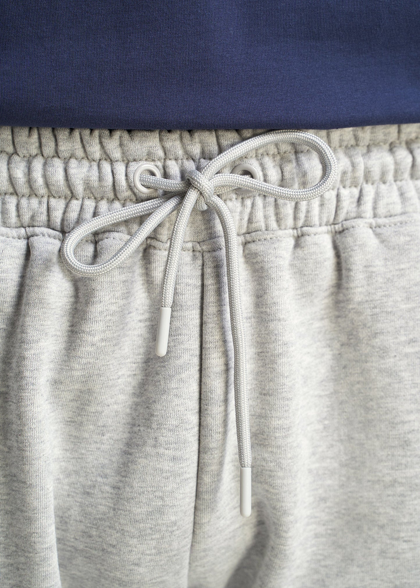 American_Tall_Men_80-20_Fleece_Jogger_GreyMix-Waist