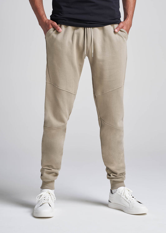 American_Tall_Men_80-20_Fleece_Joggers_Khaki-Front