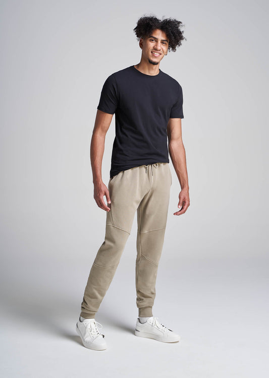 American_Tall_Men_80-20_Fleece_Joggers_Khaki-Full