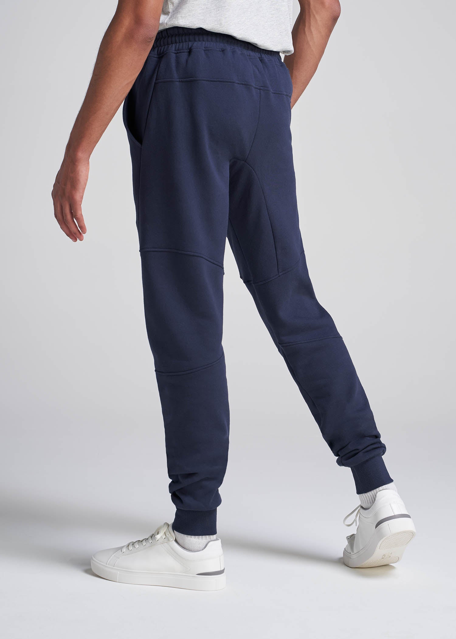 American_Tall_Men_80-20_Fleece_Joggers_Navy-Back
