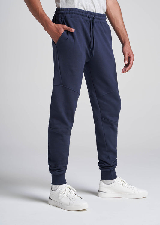American_Tall_Men_80-20_Fleece_Joggers_Navy-Side