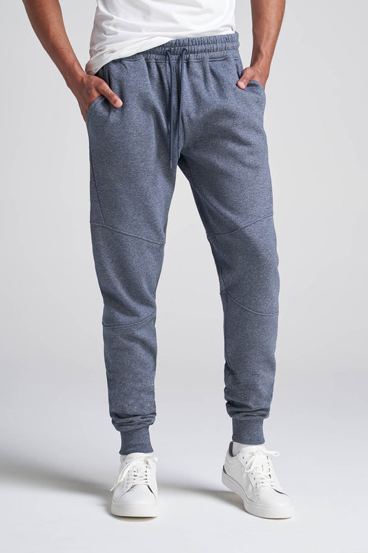 American_Tall_Men_80-20_Fleece_Joggers_NavyMelange-Front