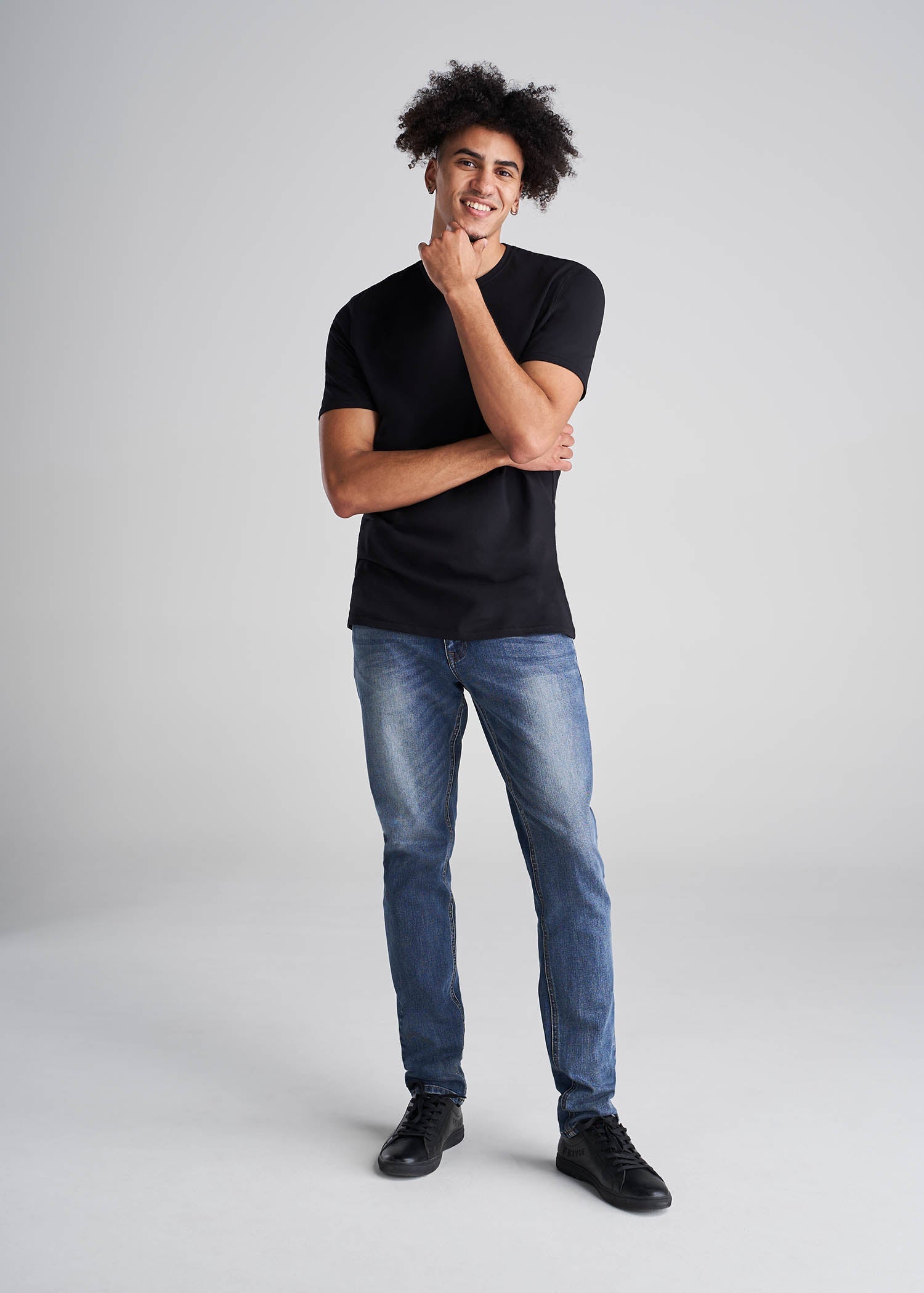 American_Tall_Men_Essentials_Regular_Fit_Crewneck_Tee_Black-Full