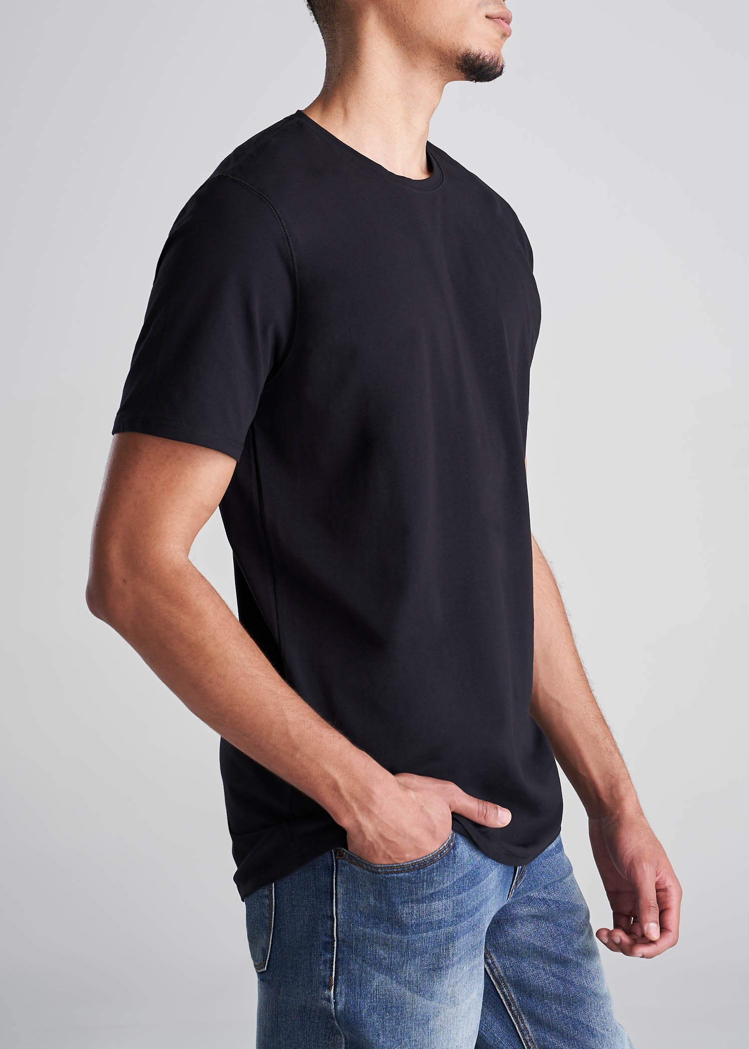 American_Tall_Men_Essentials_Regular_Fit_Crewneck_Tee_Black-Side