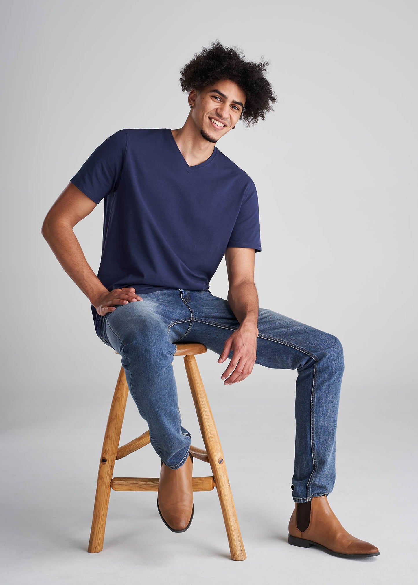 American_Tall_Men_Essentials_Regular_Fit_Vneck_Tee_Navy-Full