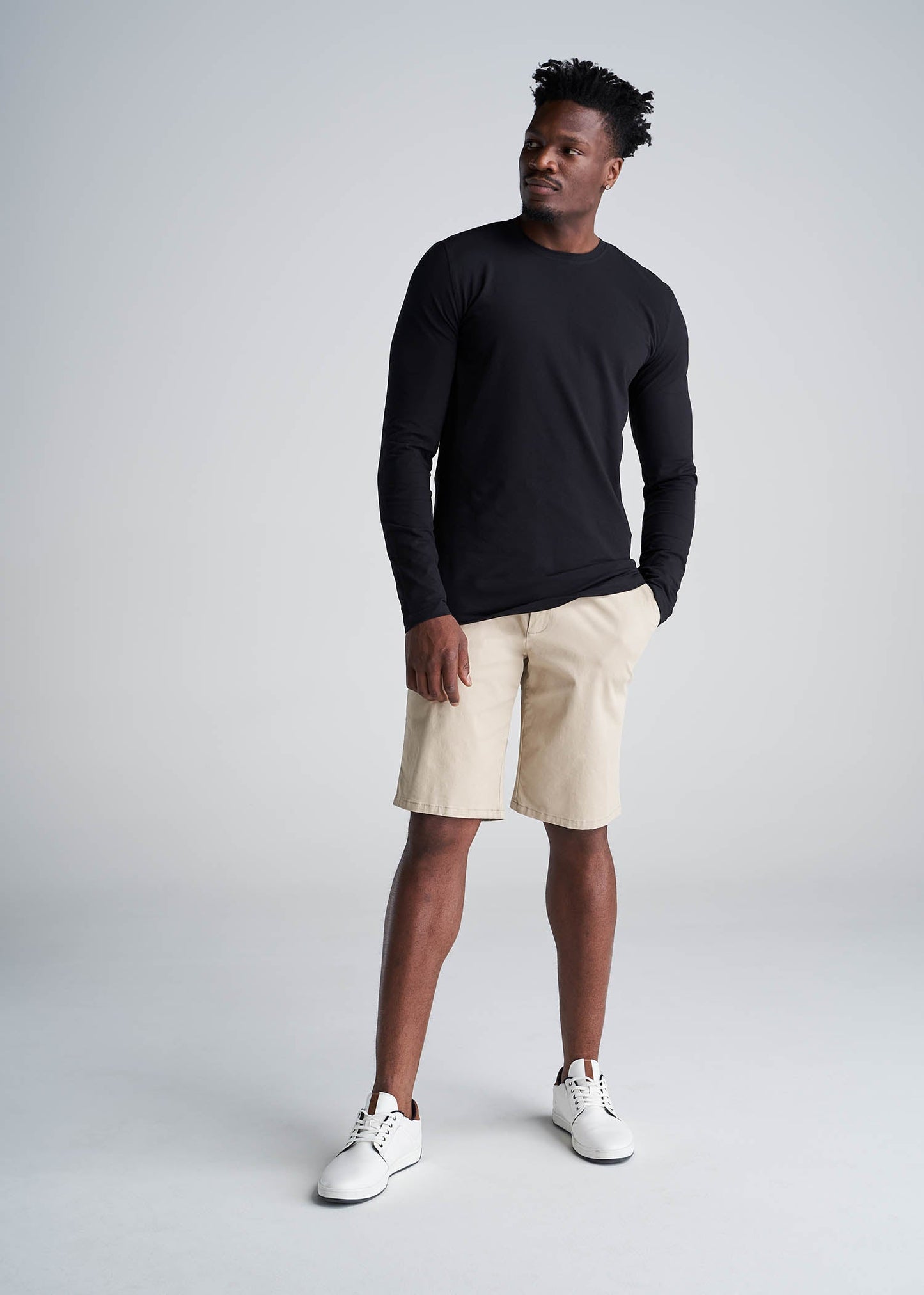 American_Tall_Men_Essentials_Slim_Fit_Crewneck_LongSleeve_Black-Full