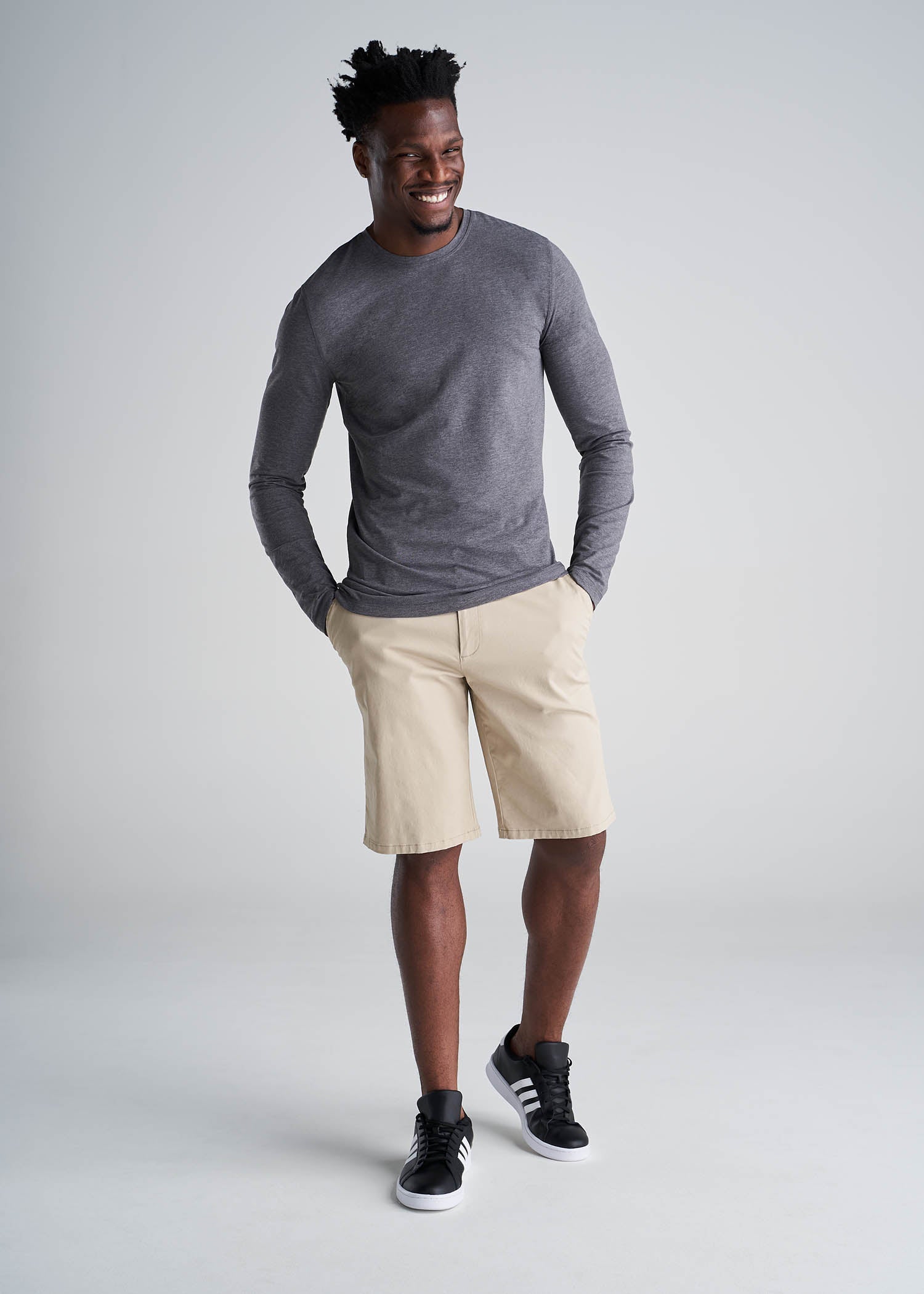 American_Tall_Men_Essentials_Slim_Fit_Crewneck_LongSleeve_CharcoalMix-Full