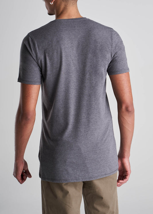 American_Tall_Men_Essentials_Slim_Fit_Vneck_Tee_CharcoalMix-Back