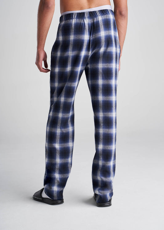 American_Tall_Men_Mens_Pajama_Pant_BlueGrey_Plaid-Back