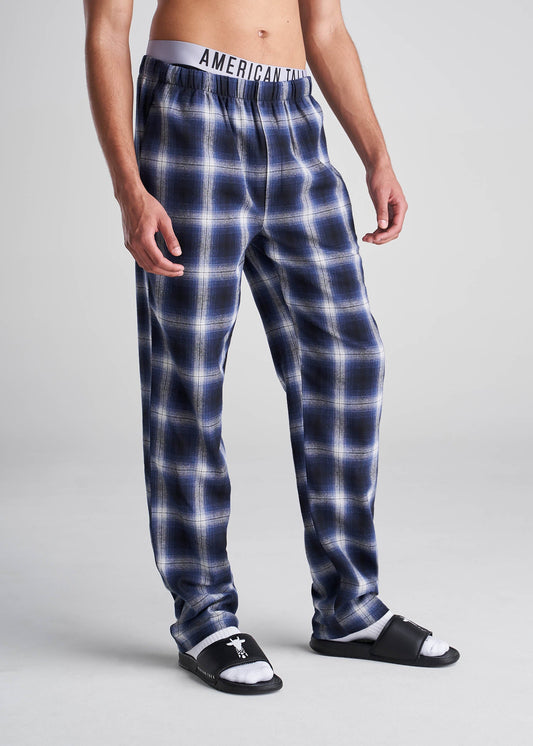 American_Tall_Men_Mens_Pajama_Pant_BlueGrey_Plaid-Front