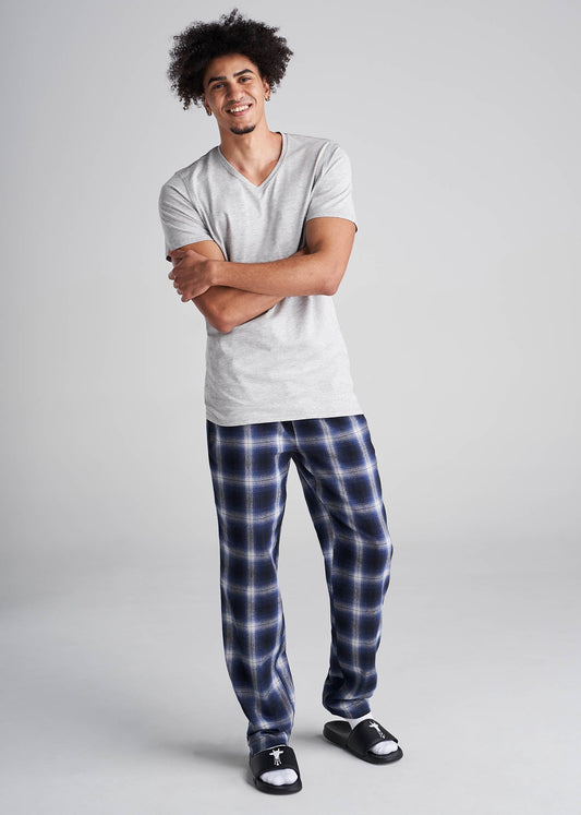 American_Tall_Men_Mens_Pajama_Pant_BlueGrey_Plaid-Full