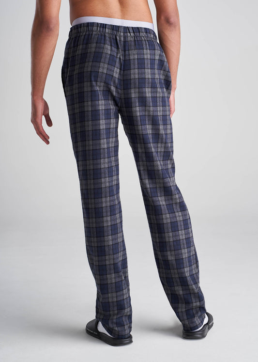 American_Tall_Men_Mens_Pajama_Pant_CharcoalMelangeNavy_Plaid-Back