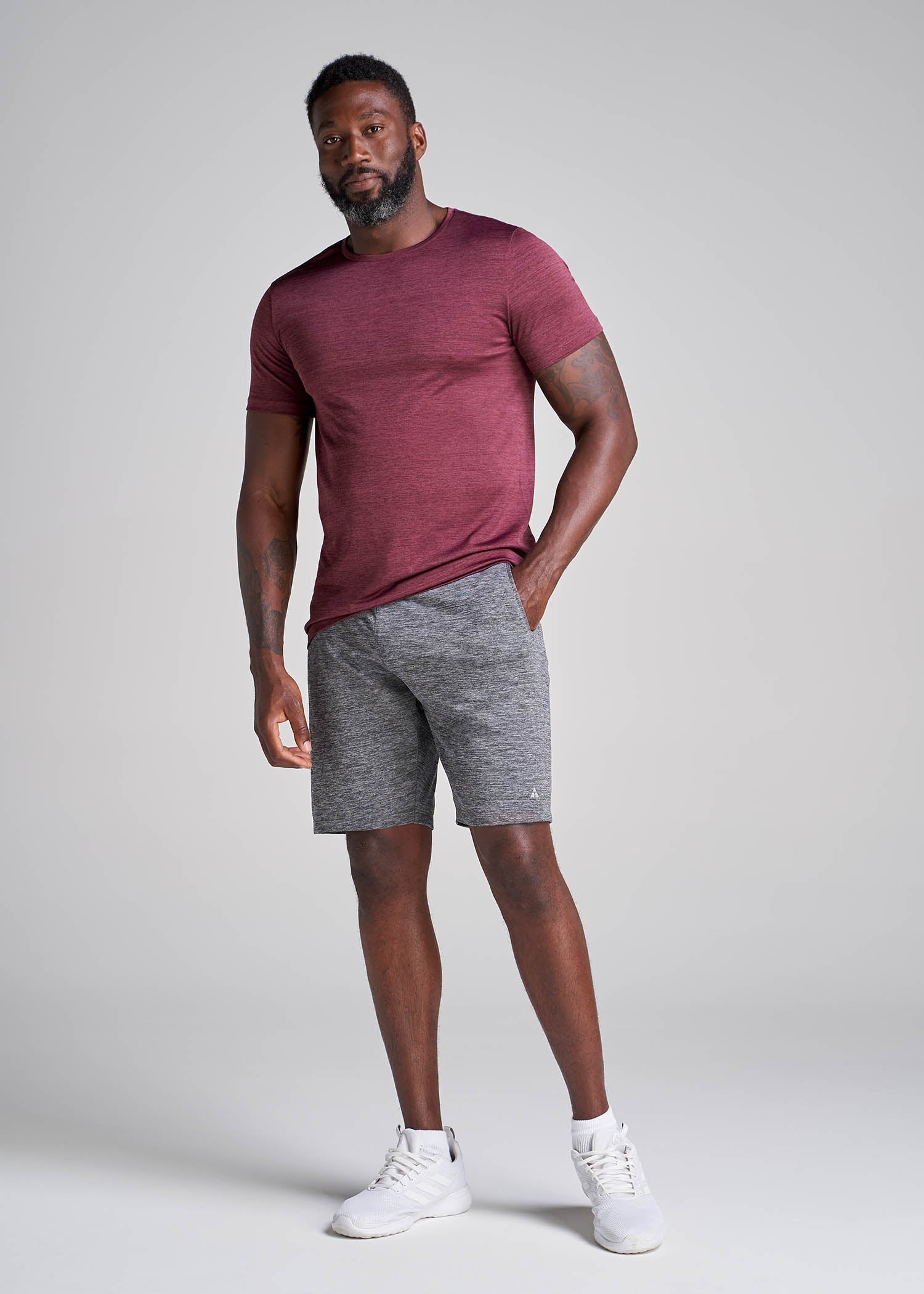 American_Tall_Men_Performance_Tall_Engineered_Athletic_Shorts_GreyMix-Full