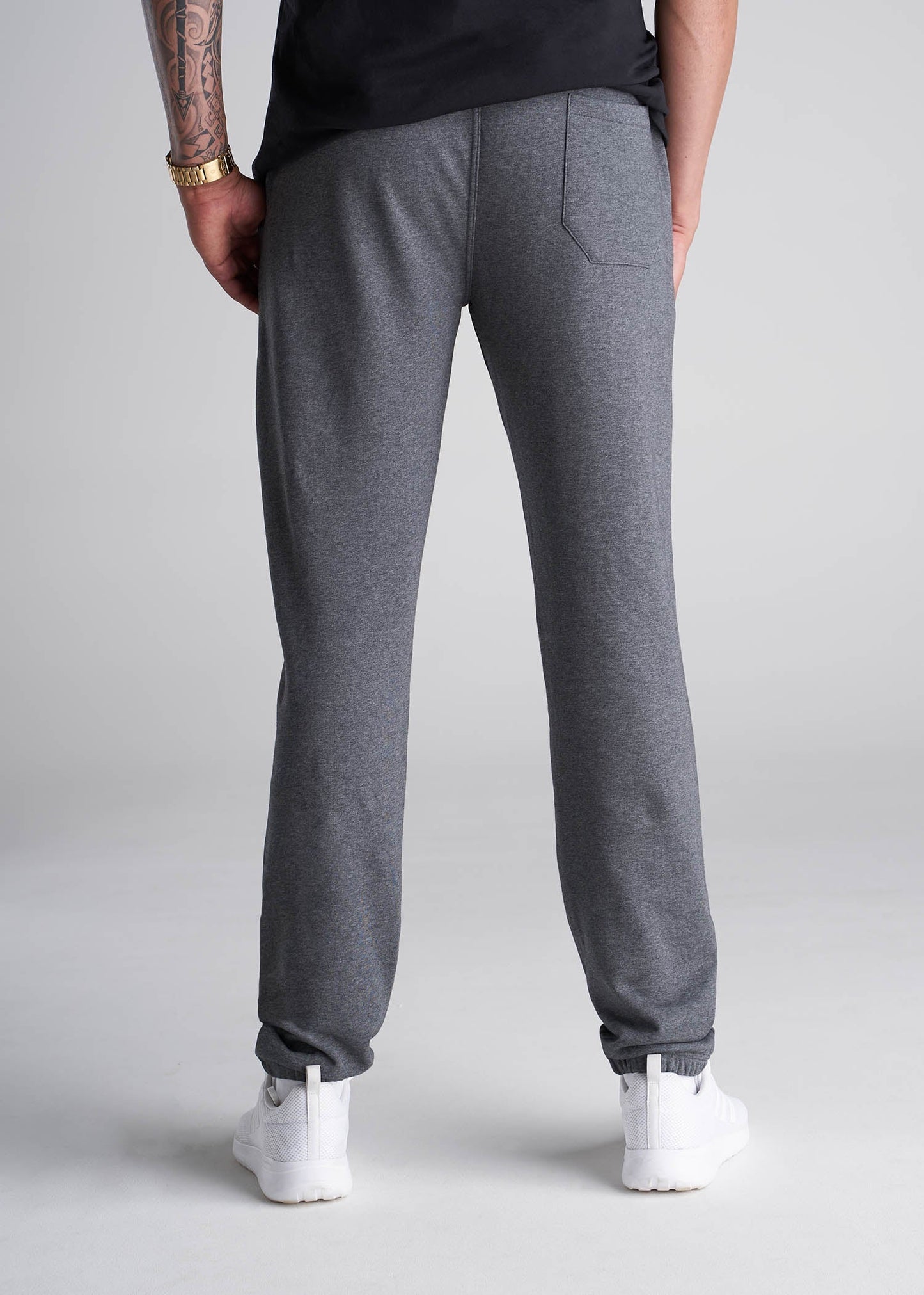 American_Tall_Men_Tall_French_Terry_Sweatpants_CharcoalMix-Back