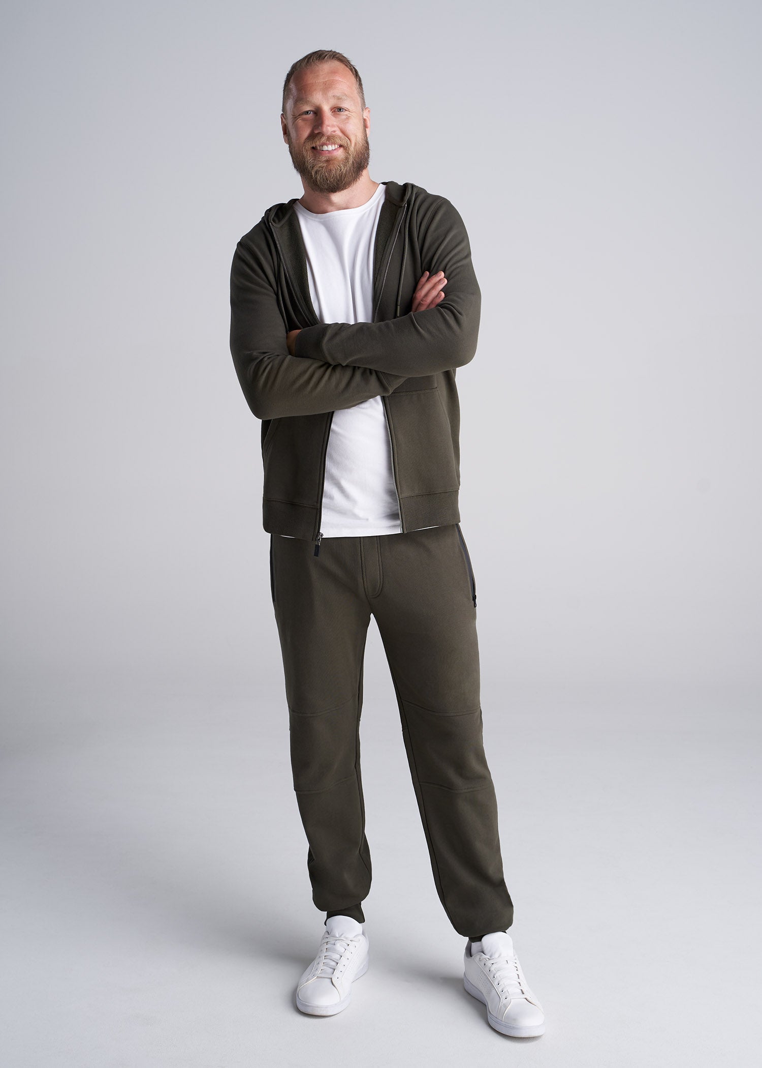 American_Tall_Men_Tall_French_Terry_Zip_Hoodie_CamoGreen-full