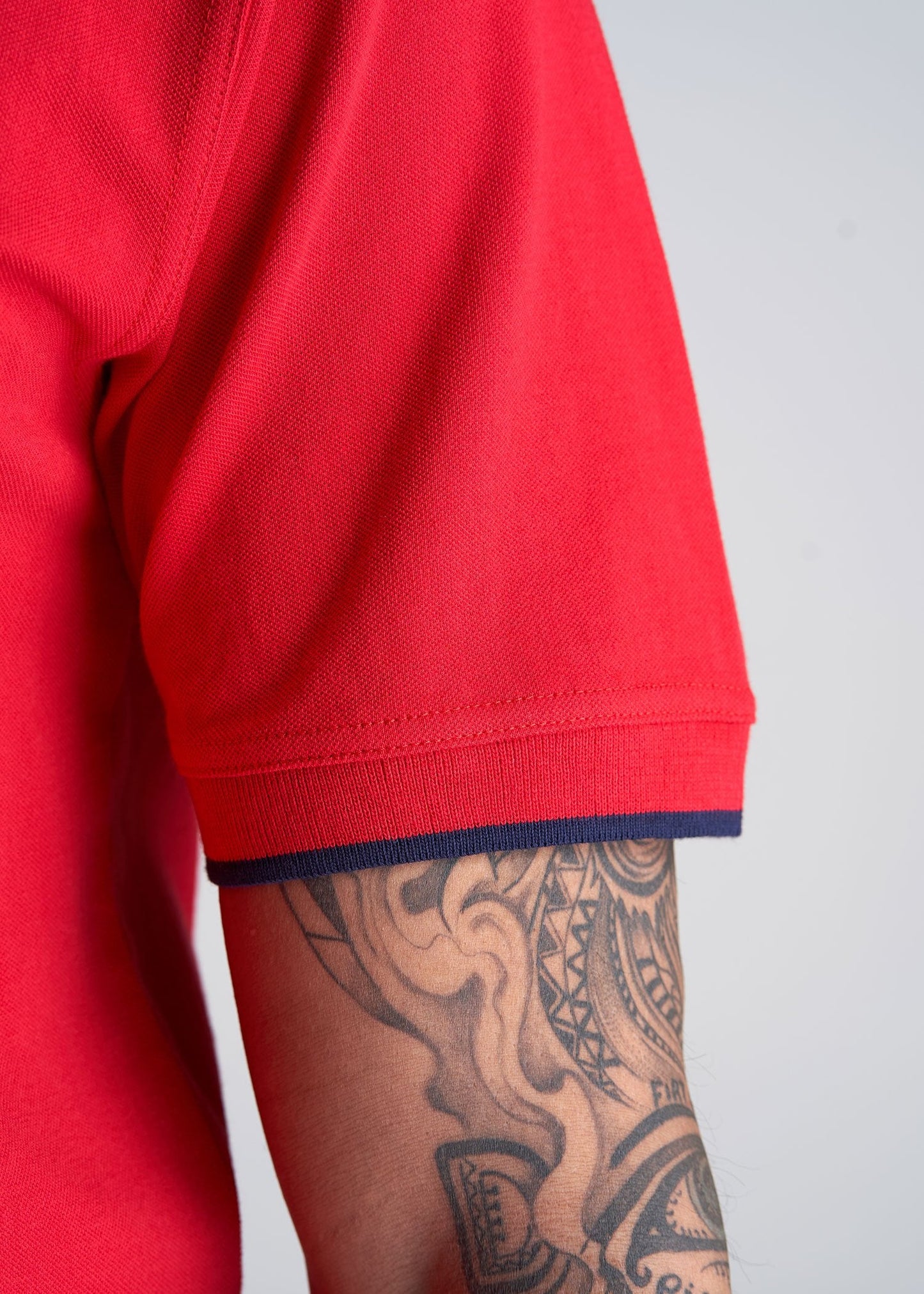 American_Tall_Mens_Basic_Polo_Tipping_Red_Navy-sleeve