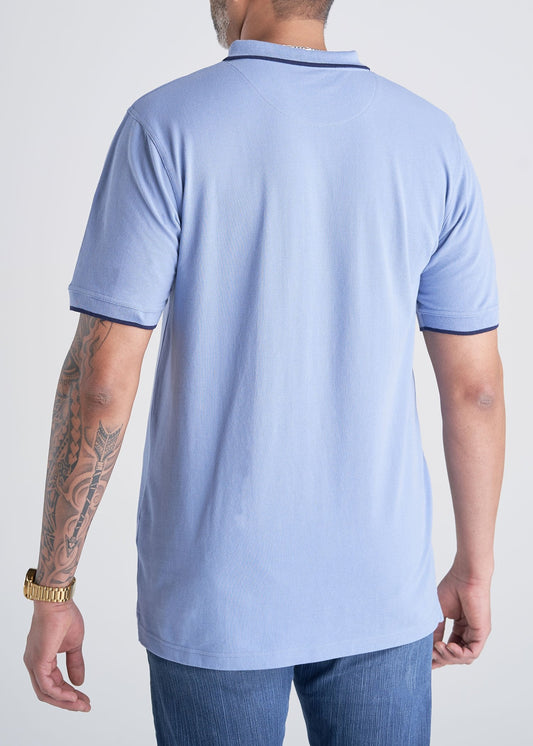 American_Tall_Mens_Basic_Polo_Tipping_SkyBlue_Navy-back