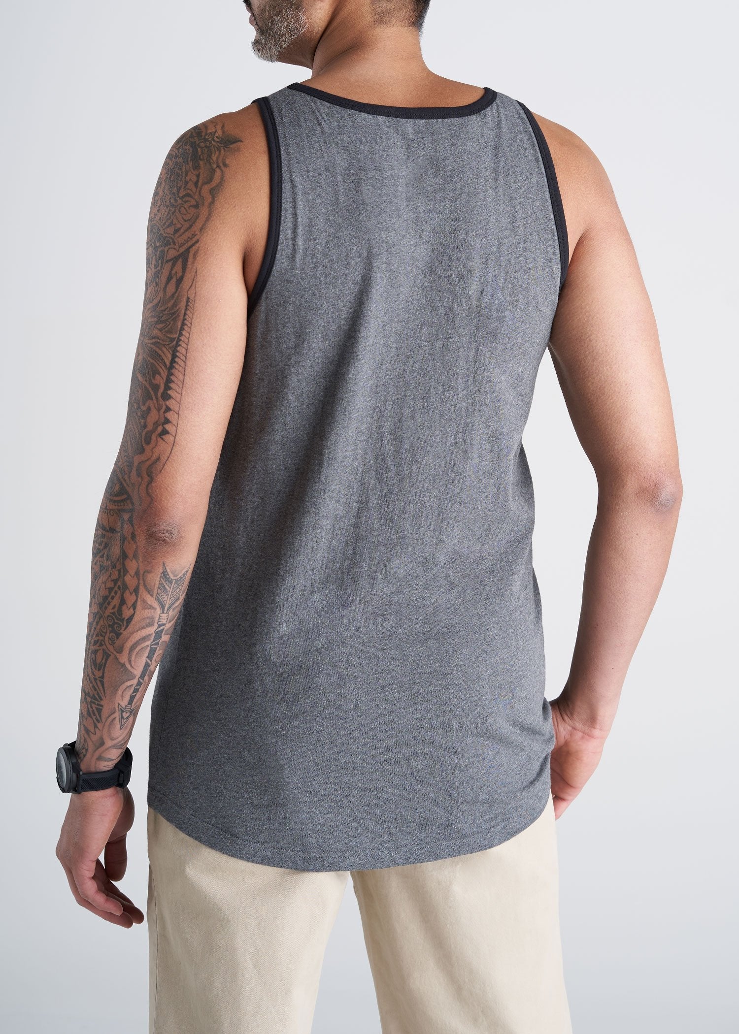 American_Tall_Mens_Beach_Tank_Space_charcoal_mix-back