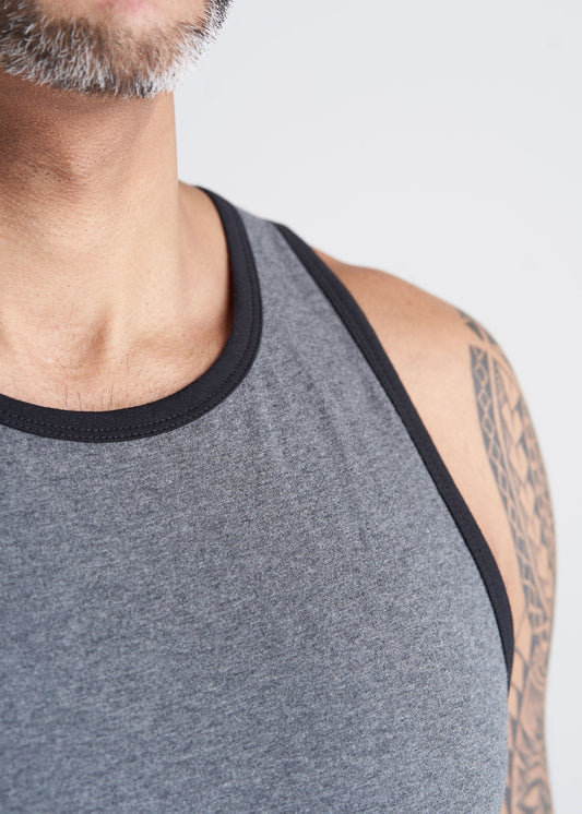 American_Tall_Mens_Beach_Tank_Space_charcoal_mix-detail