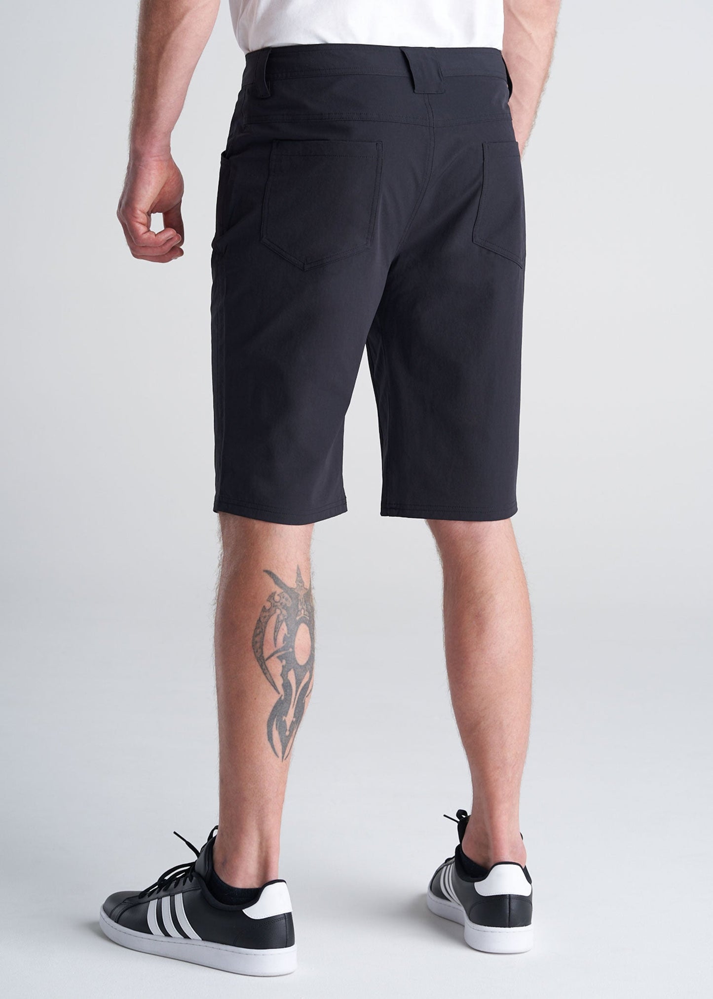 American_Tall_Mens_Hiking_Shorts_Black-back